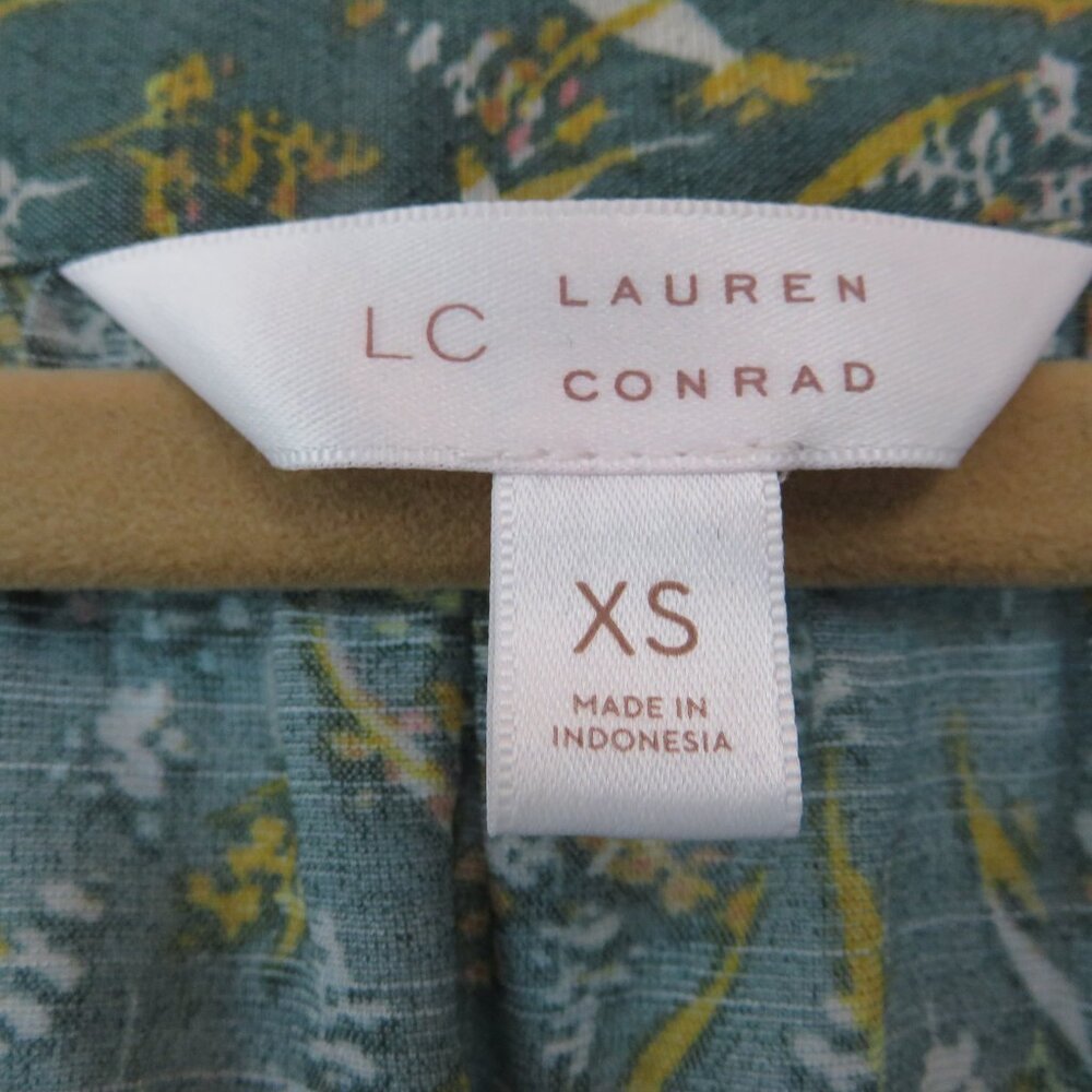 LC Lauren Conrad Sage Green 3/4 Sleeve Blouse in Size XS - Picture 3 of 3